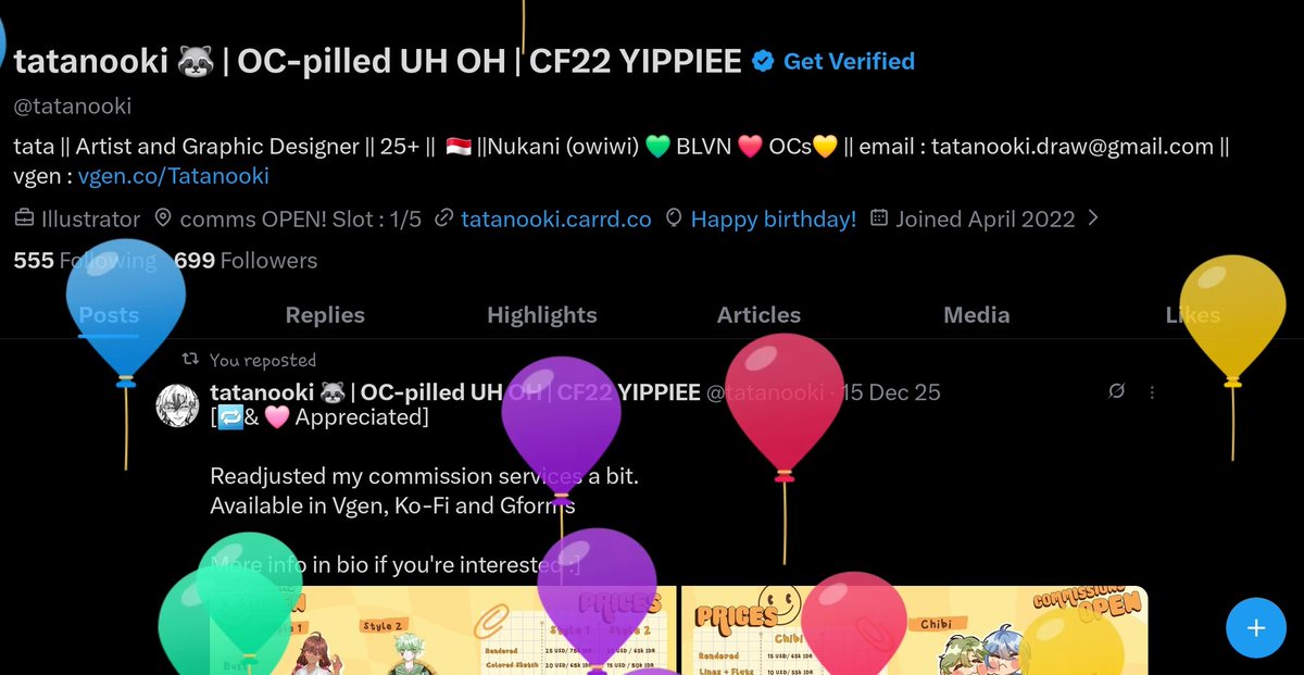 tatanooki 🦝 | OC-pilled UH OH | CF22 YIPPIEE tweet media