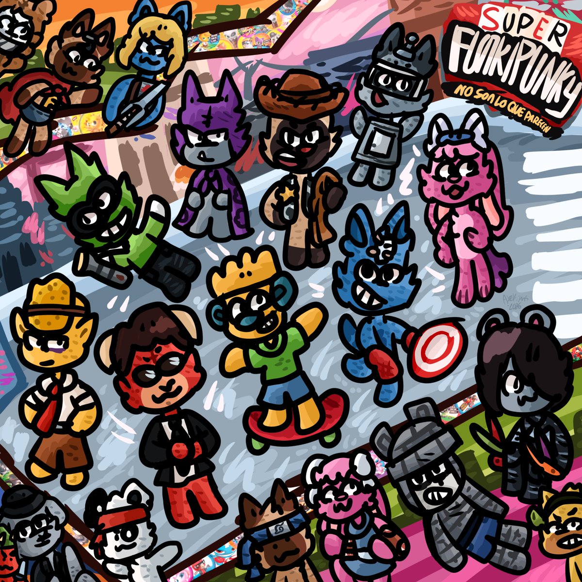 axelfilms22's tweet photo. super funki punky 8)
#funkipunky #fanart
#frutigermetro #funkipunkypinkypow #funkipunkyfanart #nostalgia
#nostalgic #pinkypow #Skycat #funkipunkyemma
#pinkypowpunks #funkipunkyvuala
#jumper #vuala #colección #funkipunkyrebeldesconcausa #digitalart #superfunkipunky
#Faustinbros https://t.co/2tdtNWefZs