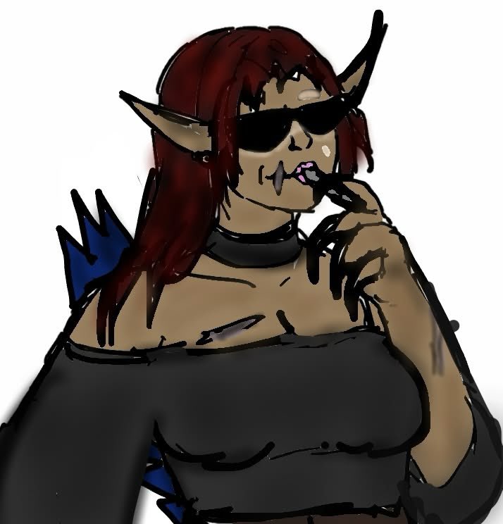 Gijinka Spitfire doodle for the night 

#Fangoji