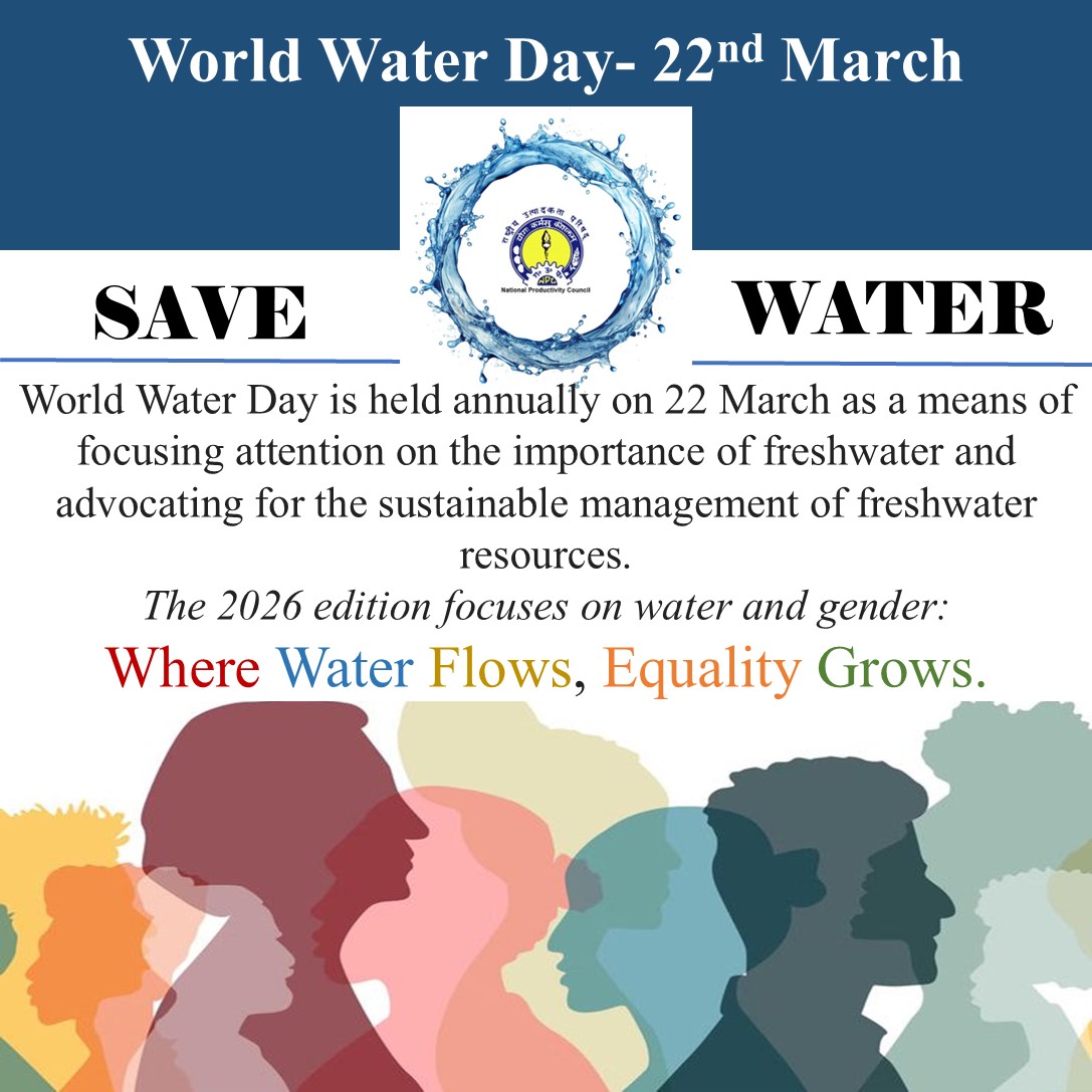 NPC_INDIA_GOV's tweet photo. World Water Day, held on 22 March every year since 1993, is an annual United Nations Observance focusing on the importance of fresh water.
World Water Day celebrates water and raises awareness of the 2.1 billion people living without access to safe water. https://t.co/tfS27BwKCR