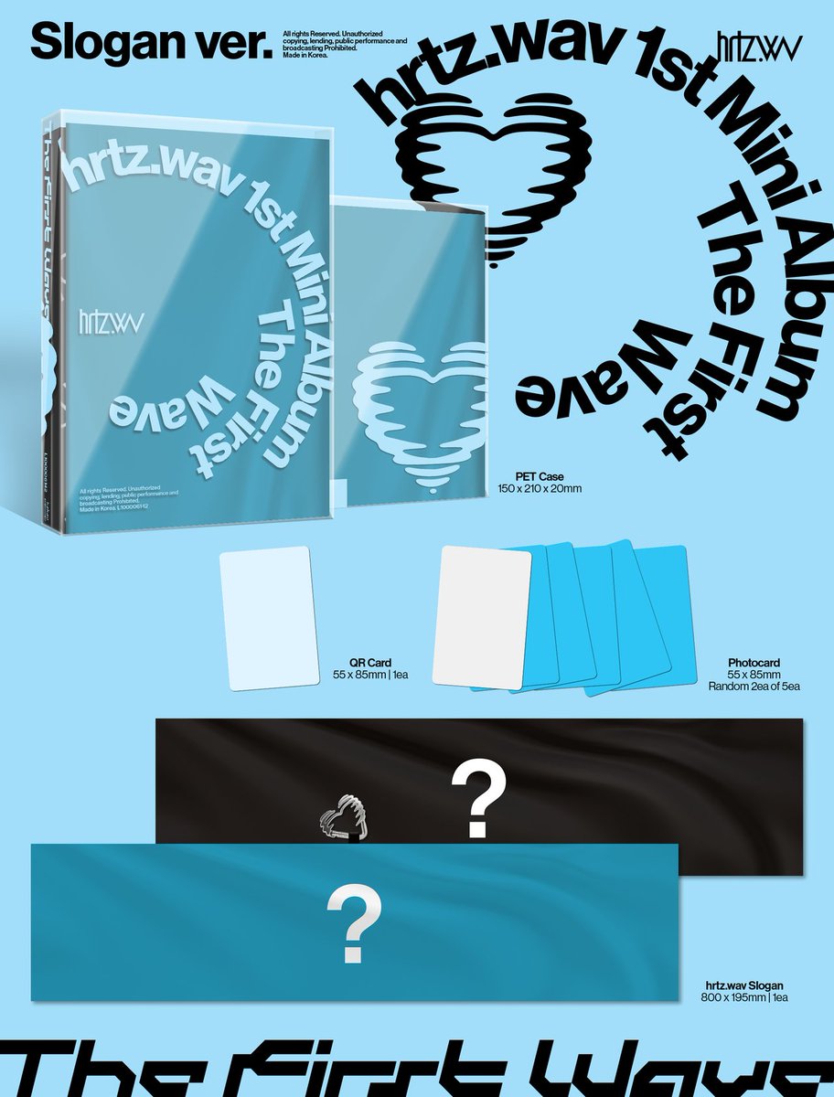 OPEN PO PRE ORDER HRTZ.WAV THE 1ST MINI ALBUM [ THE FIRST WAVE ]

⭐HRTZ / WAV Ver (Est 500g) 330K / DP 250K
⭐SET 655K / DP 500K
⭐Slogan Ver (Est 300g) 380K / DP 300K

✅Est Bersih INA
✅GO
✅Pilih Web
✅POB List Prio Member
✅Pelunasan Oren
✅Cicilan / DP Transfer / QRIS