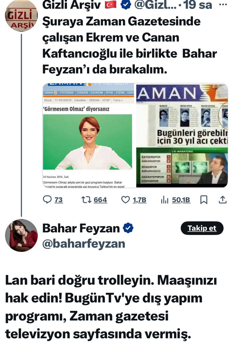 Alatonlar tarafından dikte edilen, Türkleri suçlayan Struma Faciası kitabı yazdırılan, FETÖ’nün kızı Bahar, sen de masanın üstüne çıkıp tepinebilirsin. <a href="/baharfeyzan/">Bahar Feyzan</a>