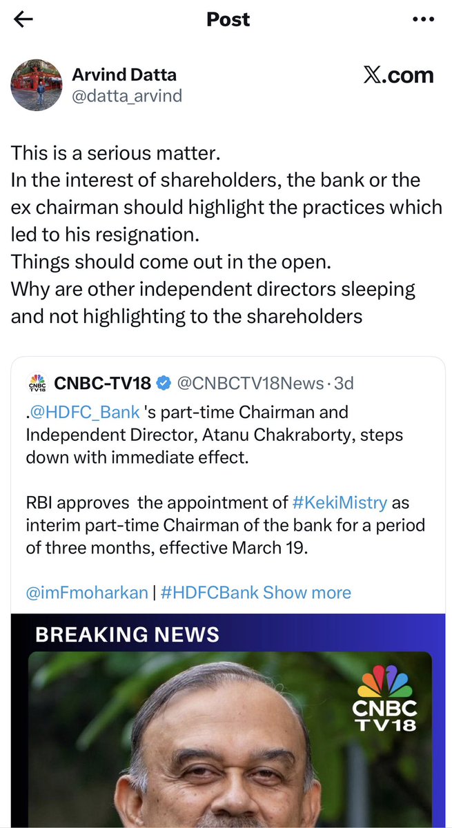 MDahariya's tweet photo. How many of us remember this PMS advisor frm Dehradun n ex-employee of @HDFC_Bank who was aggressively recommending a buy of Bank share at 2000 level. 😷 cc @SEBI_India https://t.co/FudeAEGUnl