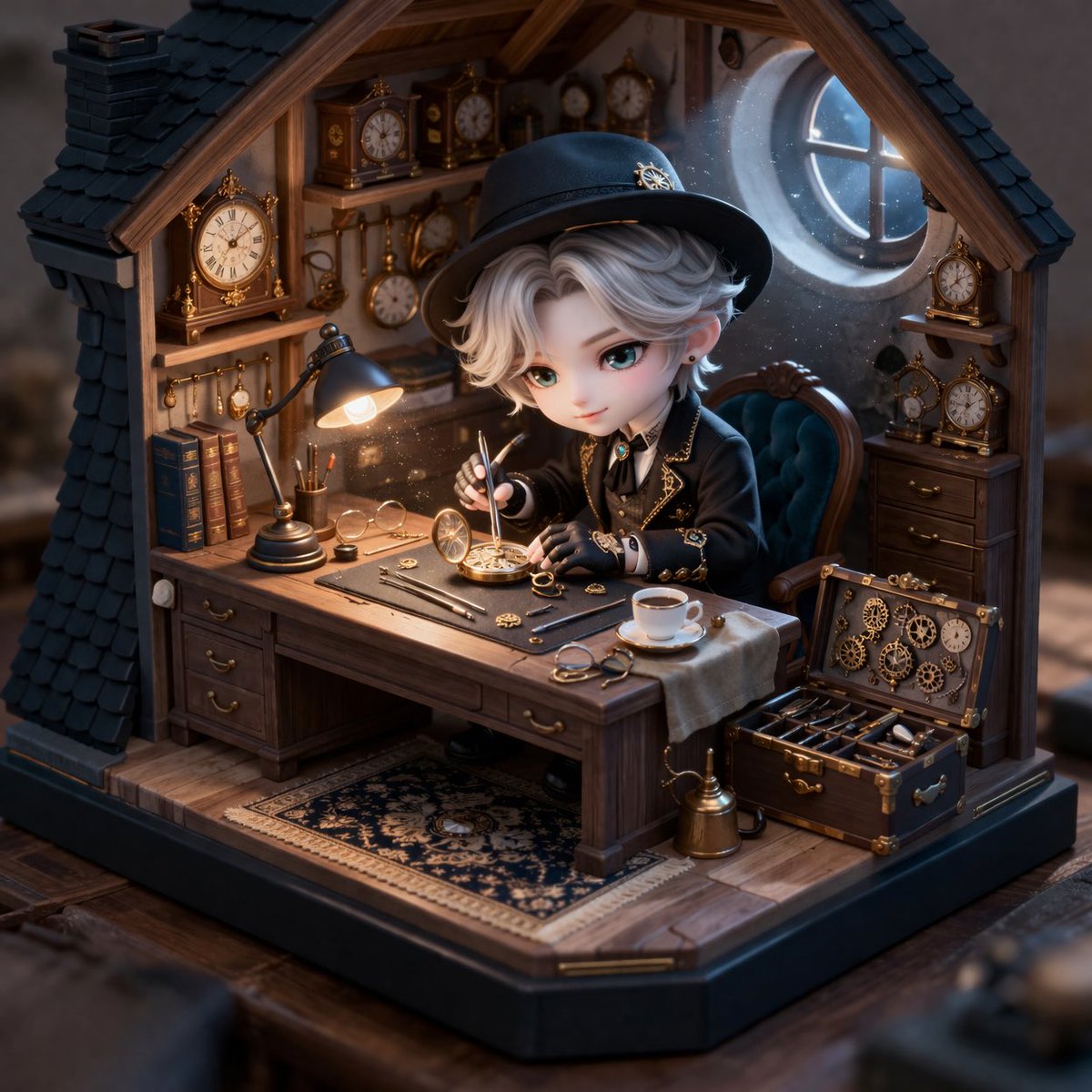 챗지피티로해도 시계장인인데 
이게 더 귀여운듯ㅋㅋㅋ