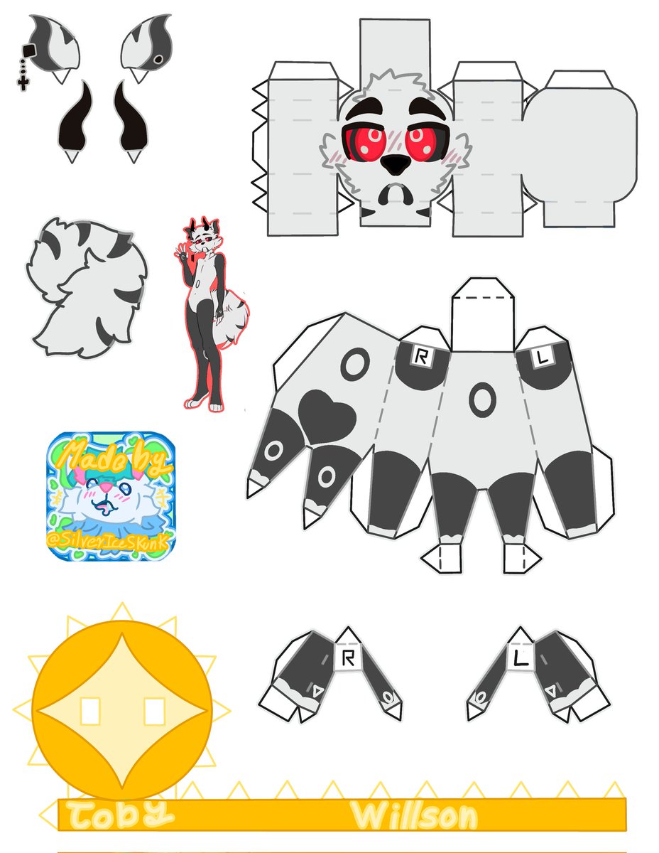 🦨Silver Ice Skunk| comms open!!! 🩵 tweet media