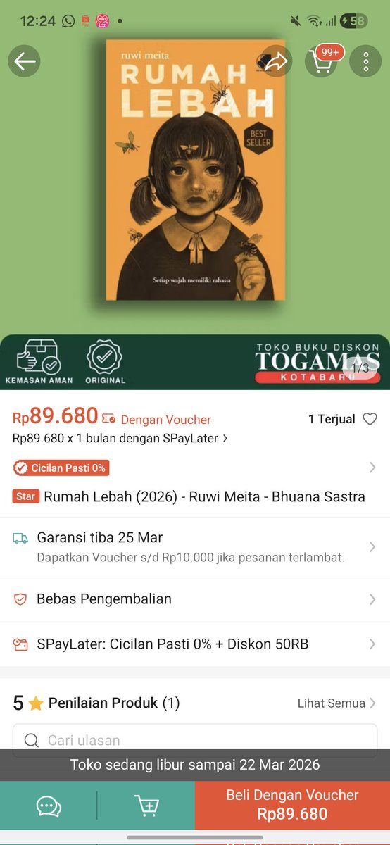 shanurafa's tweet photo. @ofpipuya Kak first of all, TYSM sudah mengadakan GA ini yaa 🩷🩷 Aku merekomendasikan buku lelaki harimau - eka Kurniawan, novel psikologi dengan realisme magis yang ditulis secara cantik &amp; nyentuh hati. Ceritanya simpel tetapi cara penyampaian si penulisny 🆗 bangettt https://t.co/YOSjp3egh7