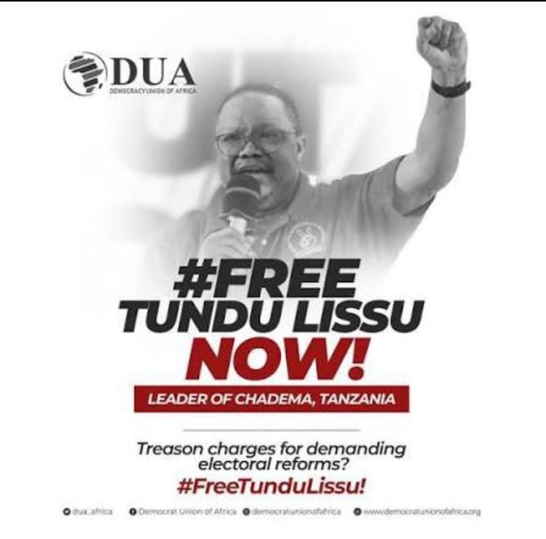 JohnKitokavo08's tweet photo. There is deeply alarming and credible information that @SuluhuSamia and her inner circle are actively plotting to harm @TunduALissu, including the possibility of eliminating him altogether. This is not only unconscionable, it is a grave violation of fundamental human rights and a direct assault on the very idea of democratic political competition.

Let it be stated in the clearest possible terms: @SuluhuSamia will bear full, personal, and international responsibility for any harm that comes to Lissu. There will be no ambiguity, no deflection, and no escape from accountability.

We call on all defenders of justice, democracy, and human dignity—across Africa and the world—to rise with urgency and speak out with one voice. Silence in this moment would amount to complicity. The international community must act decisively to deter this looming atrocity and ensure the protection of Tundu Lissu.
#FreeTunduLissu @idualliance @UN_HRC @achpr_cadhp @AJEnglish @CanadaTanzania @UKinTanzania @EUCouncil @EUinTZ @davidmcallister @commonwealthsec @SADC_News @AmnestyEARO @hrw @antonioguterres