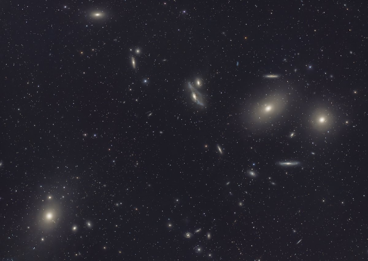 cru1960's tweet photo. M87からマルカリアンチェーン
よーく見てみたら、M87のジェットっぽいの写ってました ほぼ心眼レベルですが😅
(2枚目写真:拡大時にコントラスト、ハイライトを落としています)
BKED80+294MCP 300s × 30fr
2026/3/21 和歌山県 日の岬
#m87 #マルカリアンチェーン #markarianschain https://t.co/p1BmWHANKt