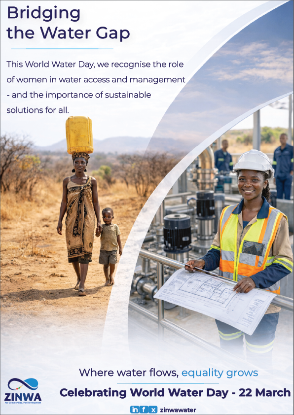 zinwawater's tweet photo. Happy World Water Day 💧

Bridging the water gap starts with recognising the vital role women play in water access and management.
Where water flows, equality grows.

#WorldWaterDay #WaterAndGender #WaterForAll https://t.co/eHQPyZOtrq