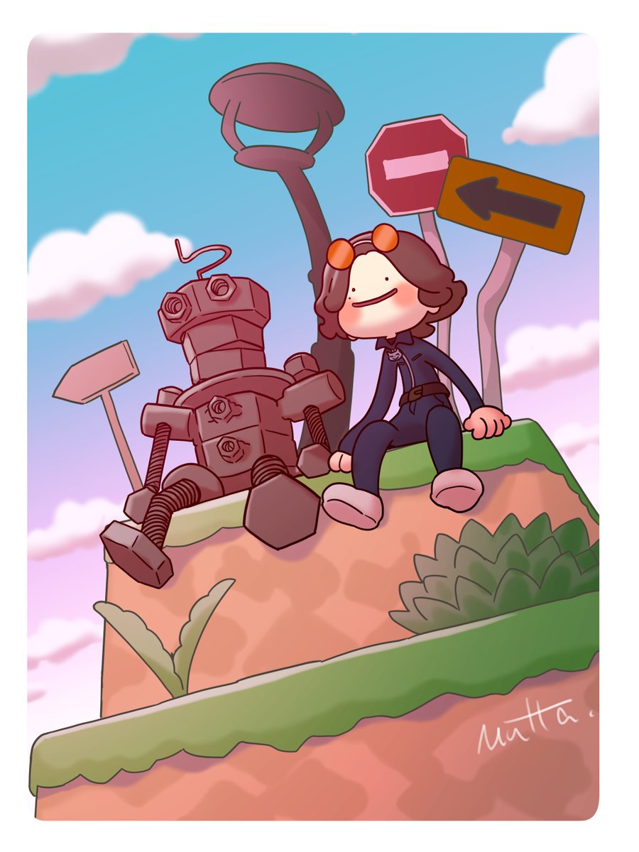 「ぽこポケやってると脳内にずっとPOST HUMANが流れる。」|むらたま(MUTTA)のイラスト