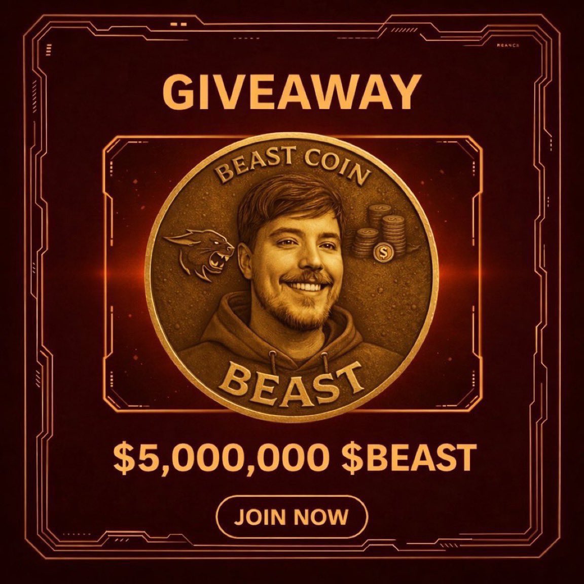 Beast coin tweet media