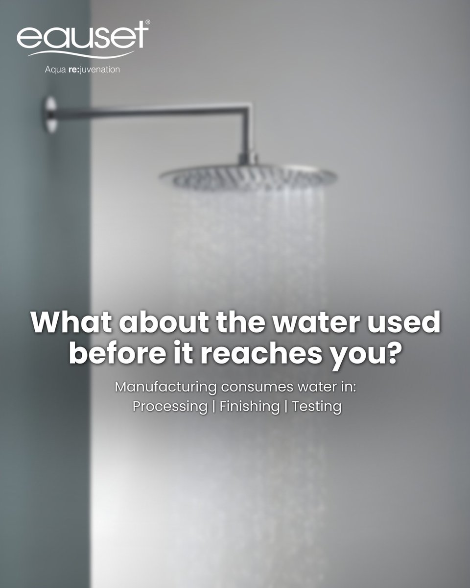Eausetindia's tweet photo. This World Water Day, we’re looking at conservation from a different lens — manufacturing.
Because real impact starts at the source.
Swipe to see how →
#faucets #showers #sanitaryware #bathfitting #MadeInIndia #bathroom #quality #design #toilet #kitchen #water #worldwaterday https://t.co/2Gp4AALmiX