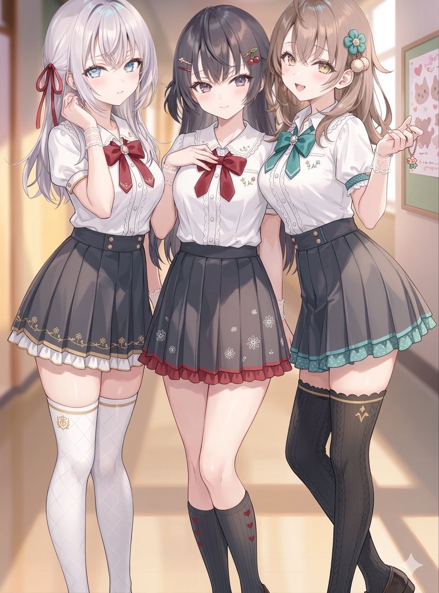 アクアハウス「魔法少女達」AIイラスト tweet media