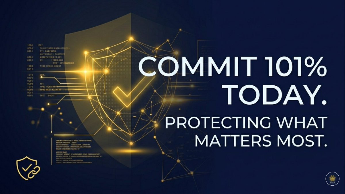 AldaBeato's tweet photo. Stop auditing the trivial. Commit 101% to the vitals. In data protection, "tomorrow" is where the breaches happen. Start today. 🛡️ #DPO #DataPrivacy https://t.co/EiNk0ZlbKH