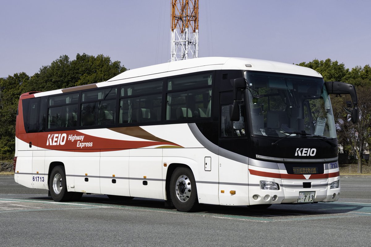 26.03.22 新宿-白馬線KO5503便 京王バスX61713号車 萩エクスプレスを