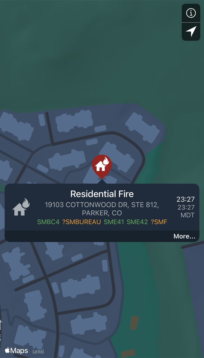 SMFR is responding to a reported structure fire at 19103 Cottonwood Dr in Parker. Updates will follow as more information is confirmed.