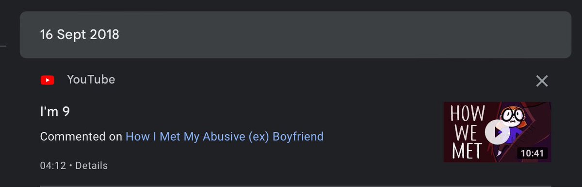 I’m 9