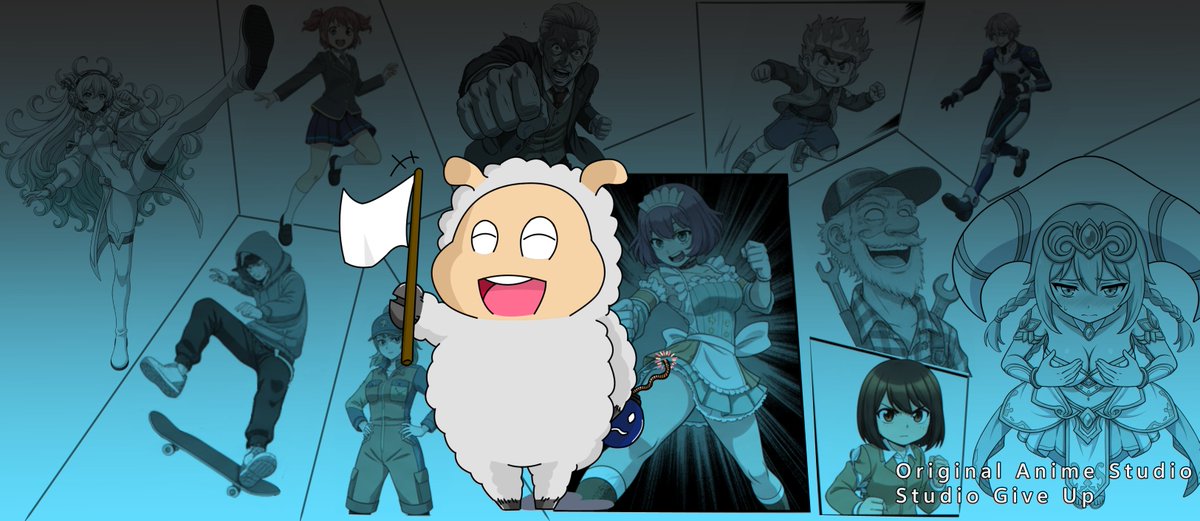 スタジオギブアップ@隔週で新作配信❗️ tweet media