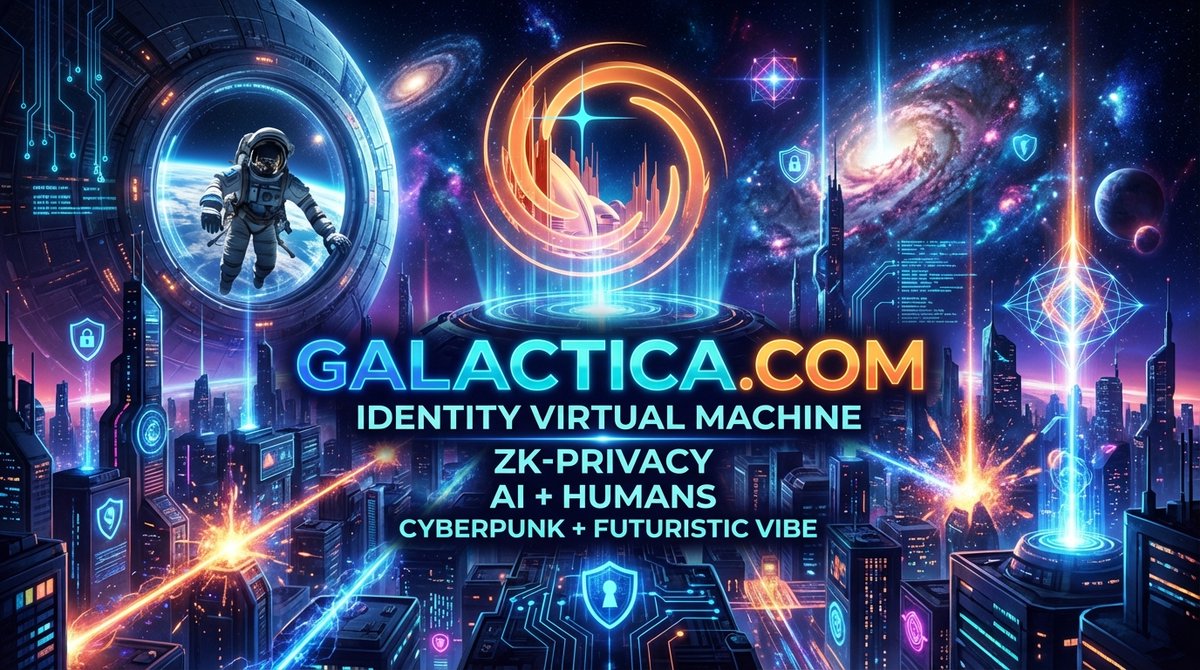 Tan9Best's tweet photo. We built crypto for machines. Agentic commerce: $3.6B → $282B by 2034.
zkKYC leak-free + private interchain + determinism. Galactica is here. Machines aren't waiting for #GNET @GalacticaNet https://t.co/aDJi3zqvYA