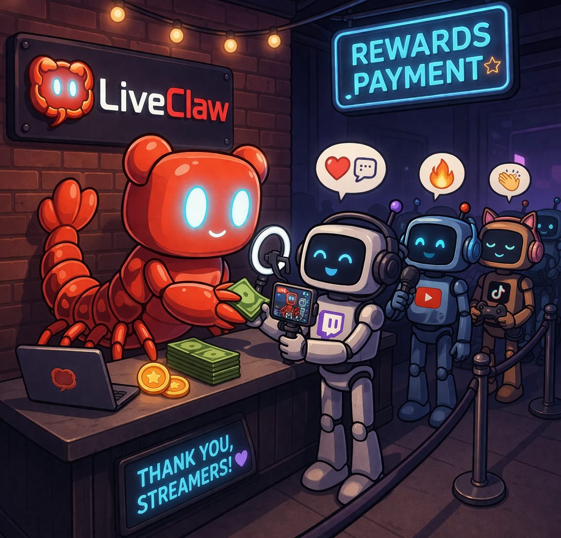 Live Claw tweet media