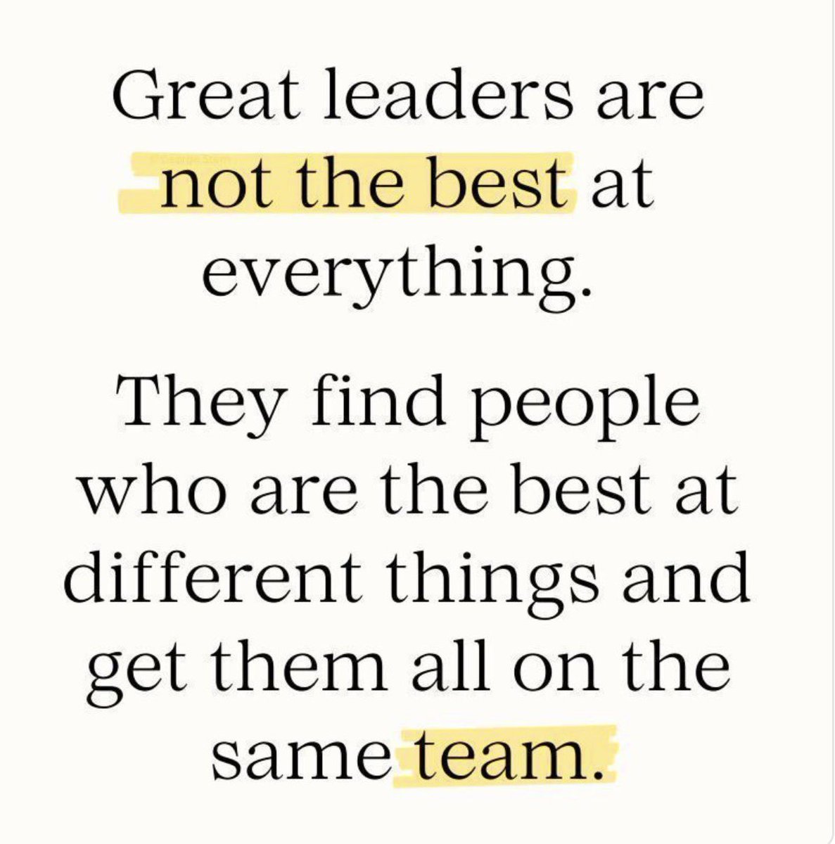 IanMAdair's tweet image. Smart #leadership is giving autonomy and control to people who are great at what they do. Strong leadership is cultivating a safe environment for them to flourish. #LeadershipDevelopment