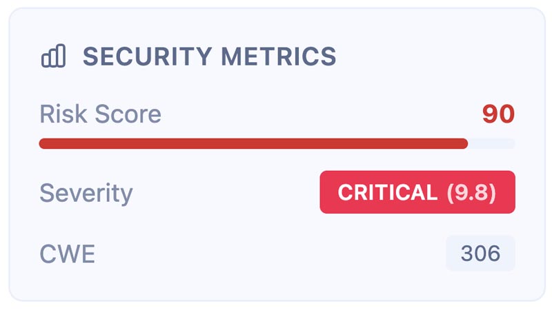 SecAlertsCo's tweet image. Oracle releases update for CVSS 9.8 vuln affecting Identity Manager &amp;amp; Web Services Manager.

Info, incl. fix info, at SecAlerts:

CVE-2026-21992, CVSS 9.8: secalerts.co/vulnerability/…

#ciso #cio #cto #vulnerabilities #cybersecurity #msp #mssp #secalerts #CVE202621992 #oracle