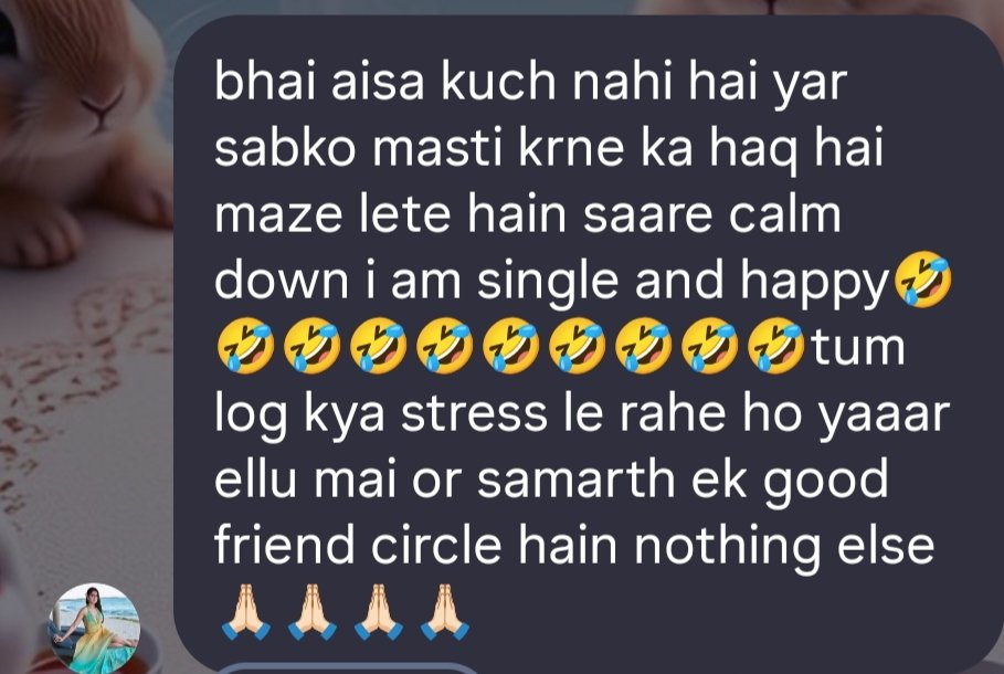 Finally Ishu ne clear kardia hain gyuzzzz.....
Abbb saant hojaooo kuchhh v nhi h unke bich......they are just chilling and enjoying 😇😇
#IshaMalviya
#Samarthjurel
#elvishyadav𓃵