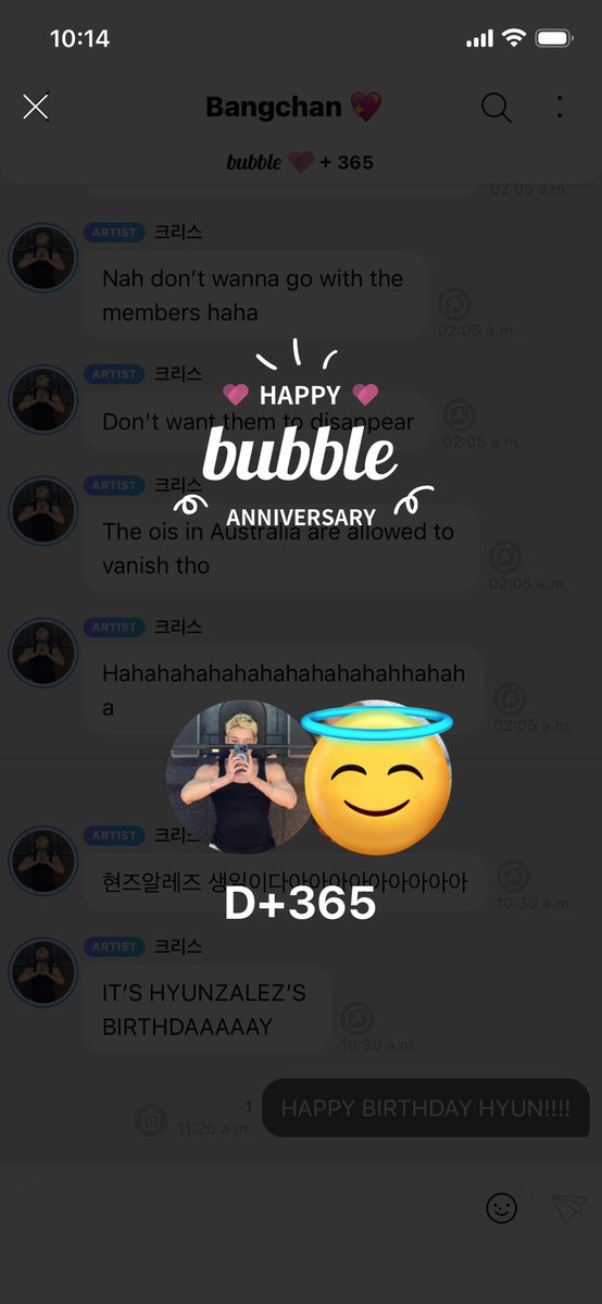 chnxkrm's tweet image. No les conté pero cumplí un año con el bbl de Chan 😭😭😭