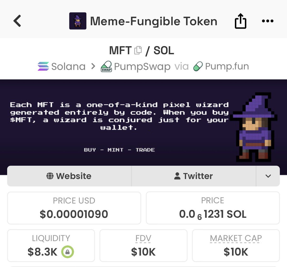 <a href="/saracrypto_eth/">sarah milady</a> $MFT soon 10K-> $1M

Other similar project on base runs to $19M

7AvwQTvkYoCyb4Z33MbhB3bRSS7i5DrYTA6GcfNvpump