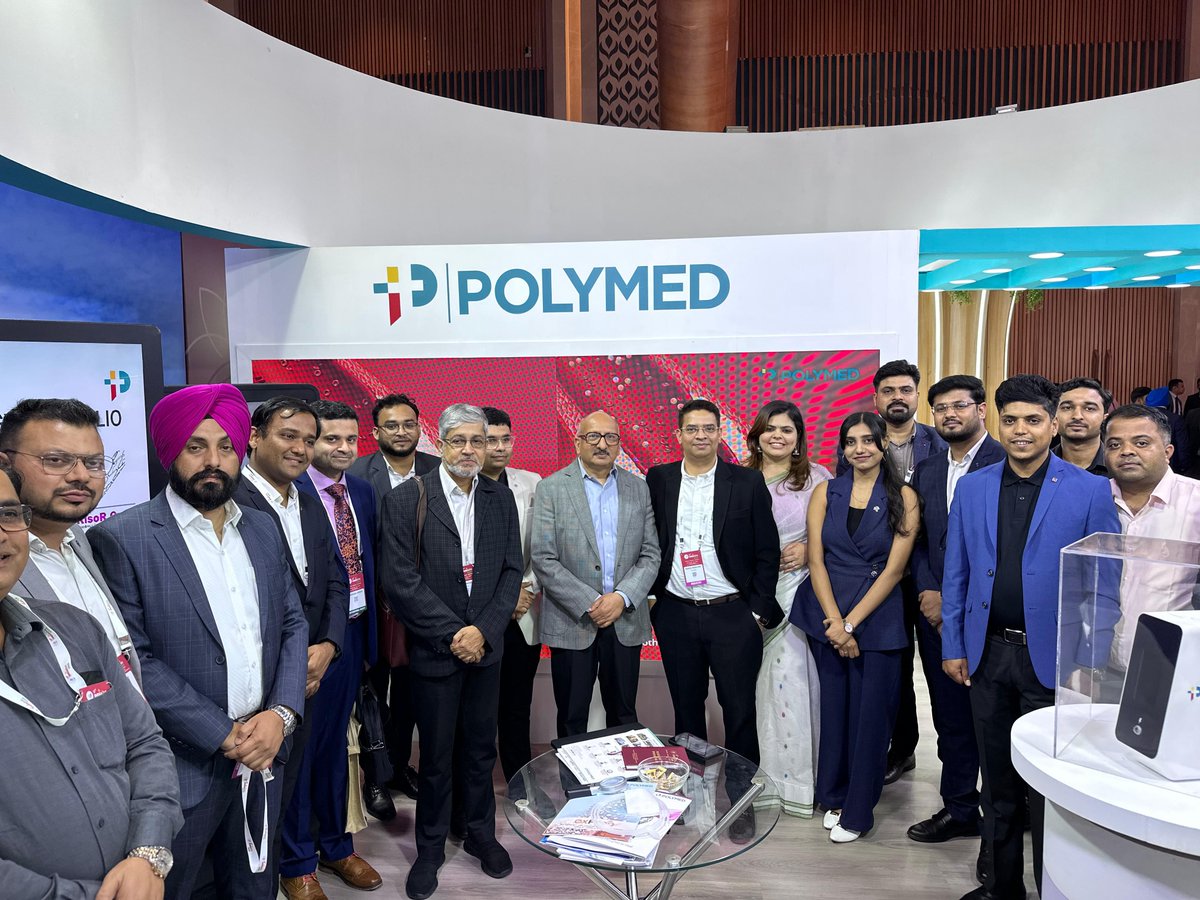 Polymedicure's tweet photo. Day 2 at India Live: Bigger moments, Bolder milestones
Celebrating the launch of Expedo, the expert PCB, marking a step forward in advancing precision-driven cardiac care.
Here’s to innovation, impact, and shaping the future of interventional cardiology!
#cardiology #IndiaLive #CardiacCare #productlaunch #newlauch #milestone #celebration #medtech #healthcare