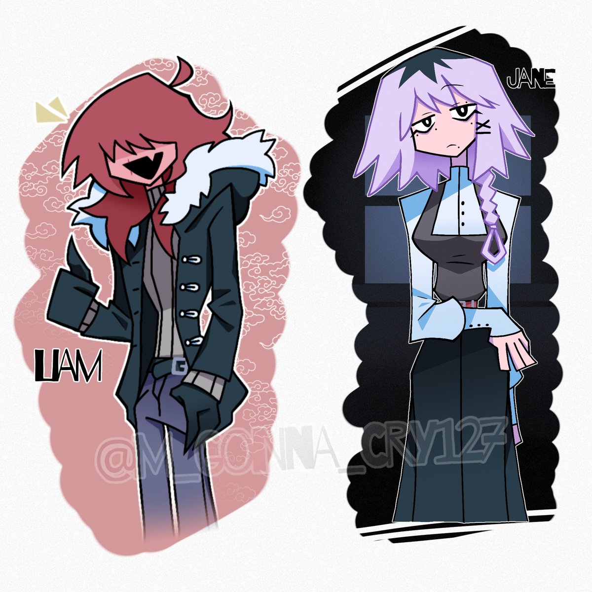 IM_GONNA_CRY127's tweet image. A little ENI artstyle study with my OCs &amp;gt;:D  Did I do well?
(Also working on next batch for AU)

#Enigmaverse #artstudy #ocartist