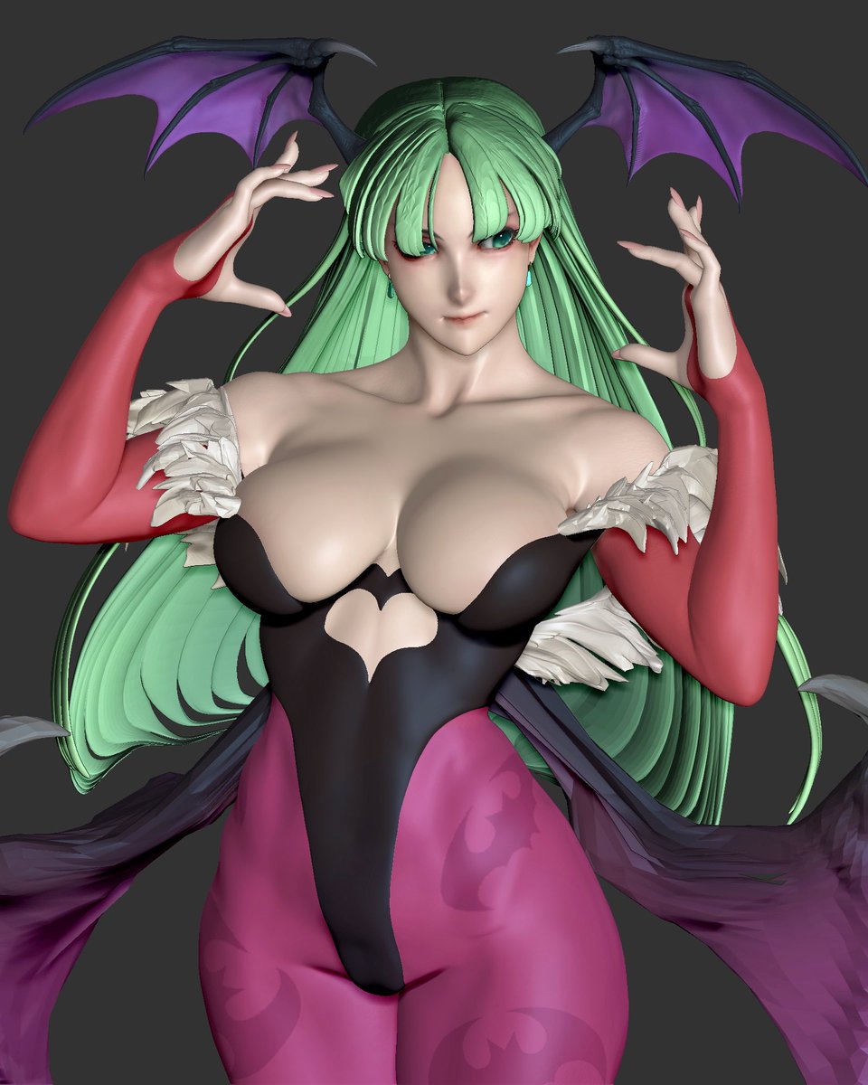 JJap1995's tweet photo. #モリガンアーンスランド
#モリガン
#ヴァンパイアセイヴァー
#デジタル造形
#MorriganAensland
#Morrigan
#Darkstalkers
#VampireSavior
#CapcomGirls https://t.co/BlKGQ56cMh