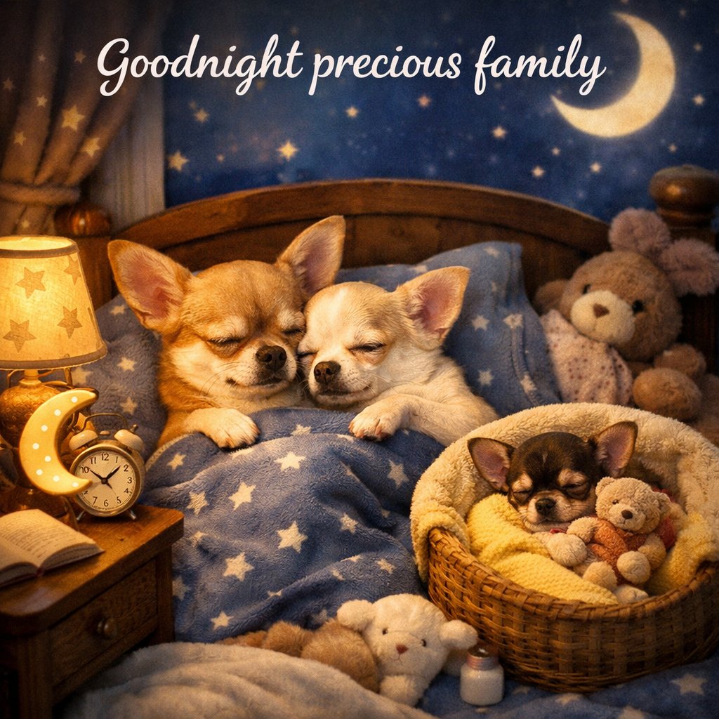 PugnatiousG's tweet image. They are so lucky to have you watching  over them Tiki. Watch over us too. We love you and your dear family. Goodnight Dear Hearts. 💤😴❤️

#TikiMyHeart #NinaAngel
#PuggieForever #Friends4Ever
#ForeverLoved