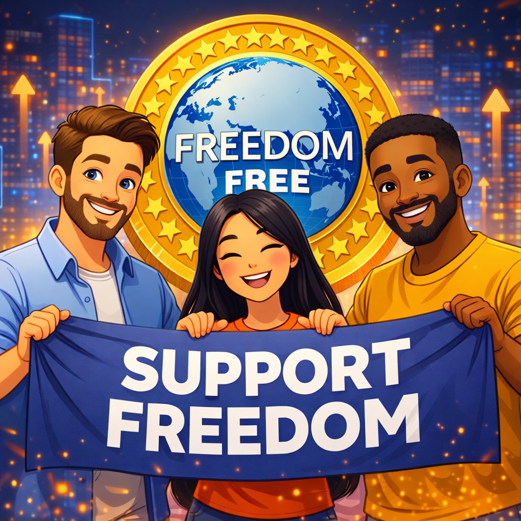 IamFreedomQueen's tweet photo. Hello friends π€
Let us continue to support Freedom.
Not just as a coin, but as a community that believes in something bigger.
Every support, every hold, and every share matters. Together, we grow. Together, we rise.
Support $FREE Stay strong.
#SupportFreedom #CryptoCommunity https://t.co/txqfxEjQlA
