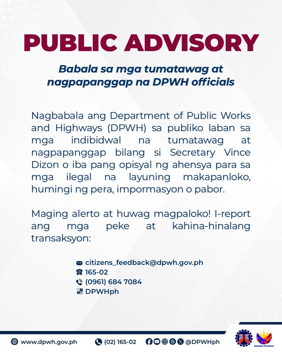 DPWHph tweet media