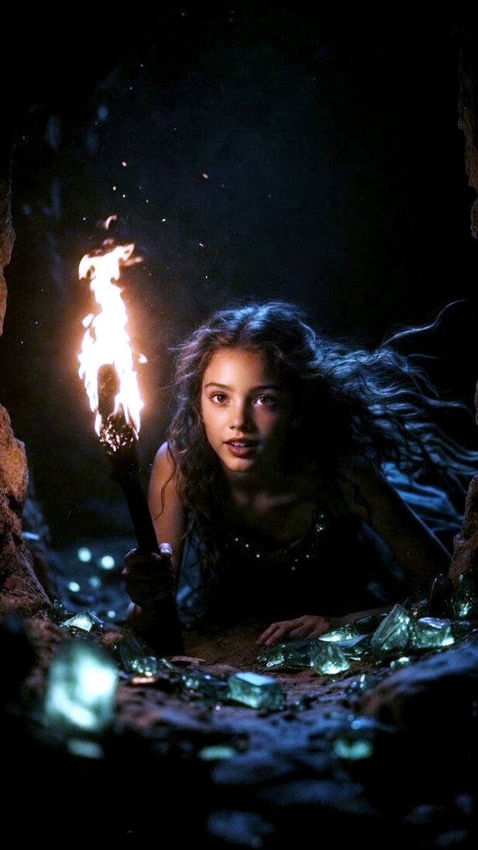 Grok Imagine Multi-Shot Fairy and Girl Cave Animation Prompt reference image 1
