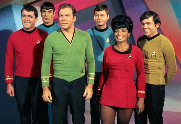dvesean's tweet image. March 22 1931
"Space. The Final Frontier."

Capt. James T. Kirk (B-Day) is 95!

If you're my age (OLD), you watched
Star Trek on the family TV 1966-69,
Starring Canadian Acting Legend:

William Shatner (still here)!

Mr. Spock, Bones, Scotty &amp;amp; Uhura,
Sadly, they're all gone now.