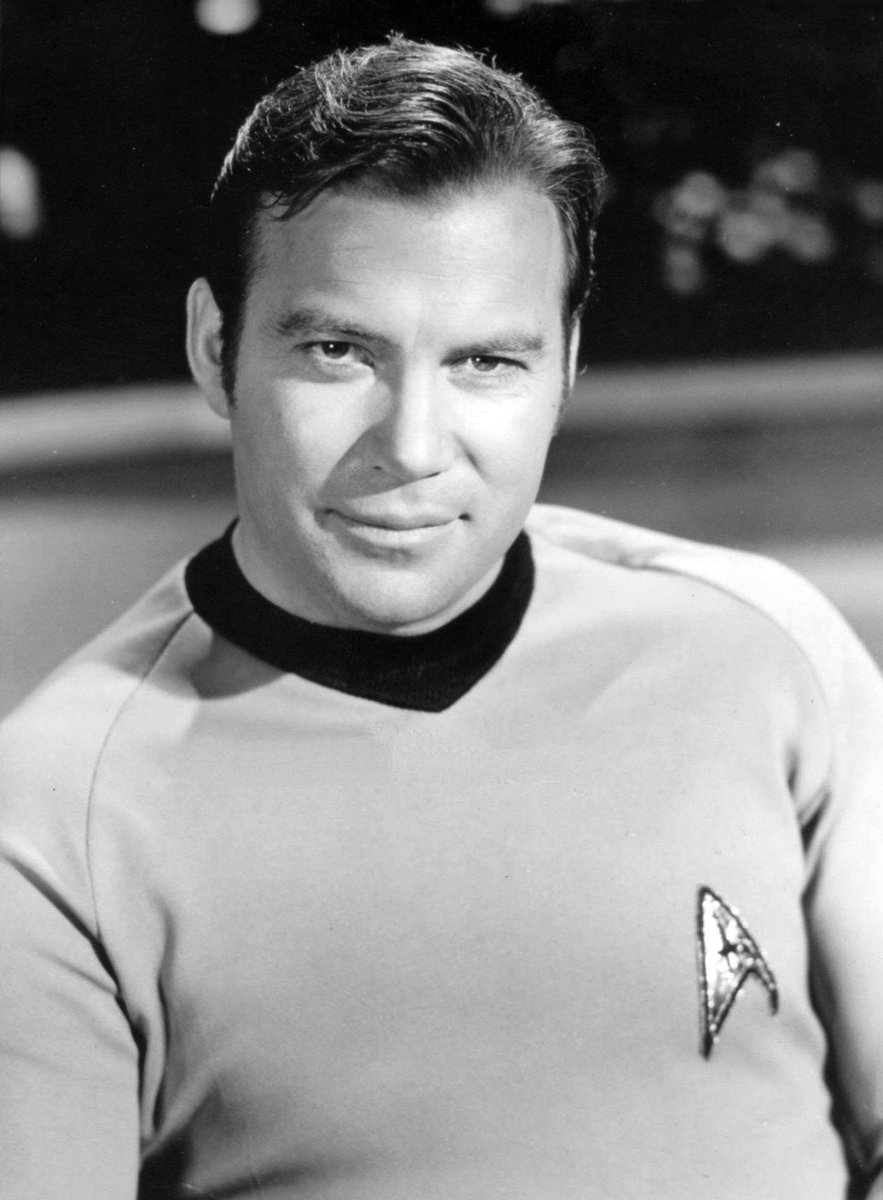dvesean's tweet image. March 22 1931
"Space. The Final Frontier."

Capt. James T. Kirk (B-Day) is 95!

If you're my age (OLD), you watched
Star Trek on the family TV 1966-69,
Starring Canadian Acting Legend:

William Shatner (still here)!

Mr. Spock, Bones, Scotty &amp;amp; Uhura,
Sadly, they're all gone now.