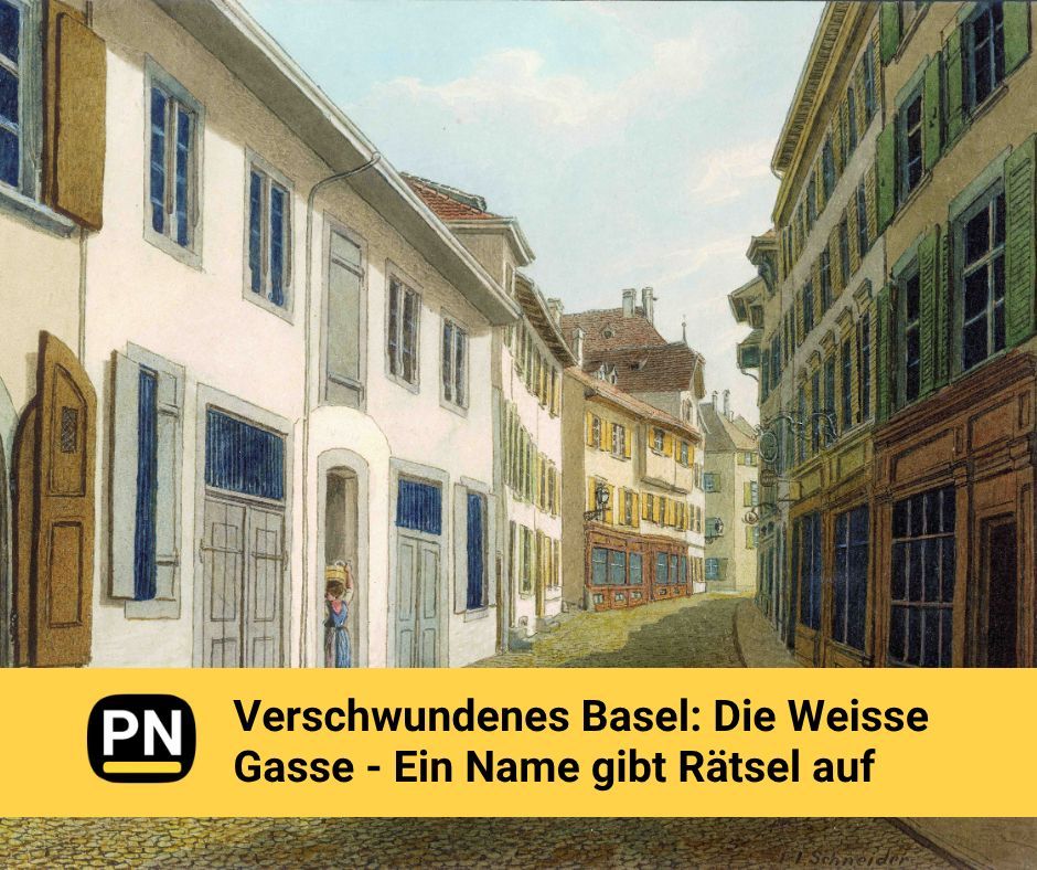 prime_news_ch's tweet photo. Seit 1290 ist sie belegt: Die Weisse Gasse trägt einen Namen mit überraschendem Ursprung.
Zum Verschwundenen Basel: https://t.co/APif24AkGa https://t.co/qCbFOwPUJi