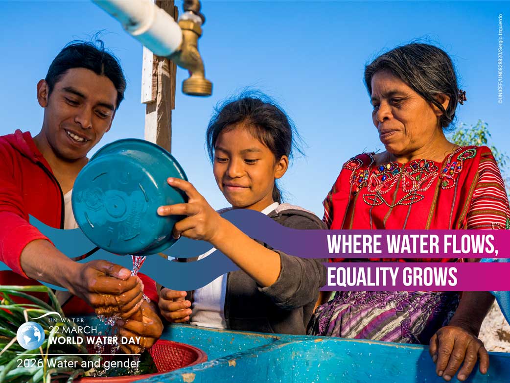 GlobalGoalsUN's tweet image. The global water crisis affects everyone—but not equally.

With women and girls bearing the brunt, the water crisis is a women’s crisis. Now is the time to centre them in every solution. Today is #WorldWaterDay! 💦

un.org/en/observances…