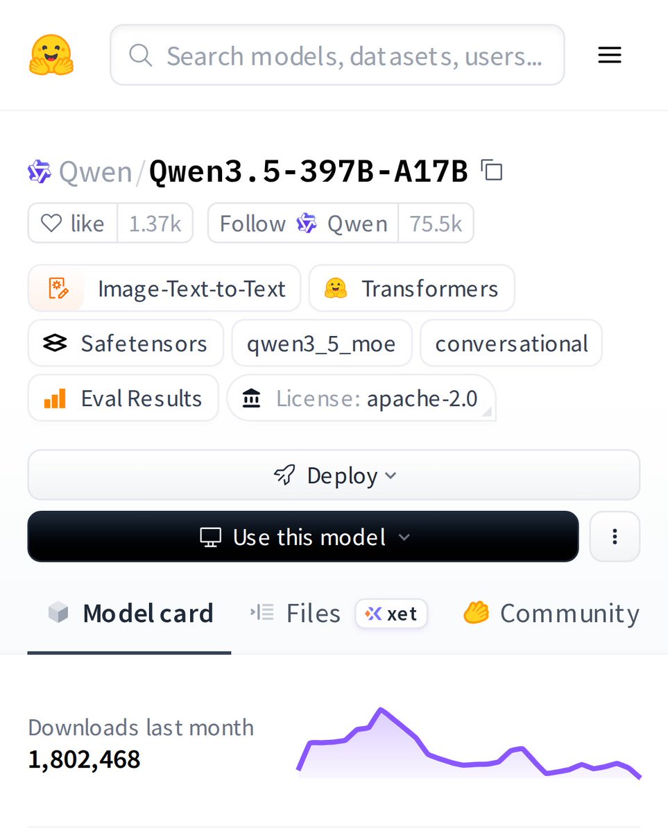 Hugging Models tweet media