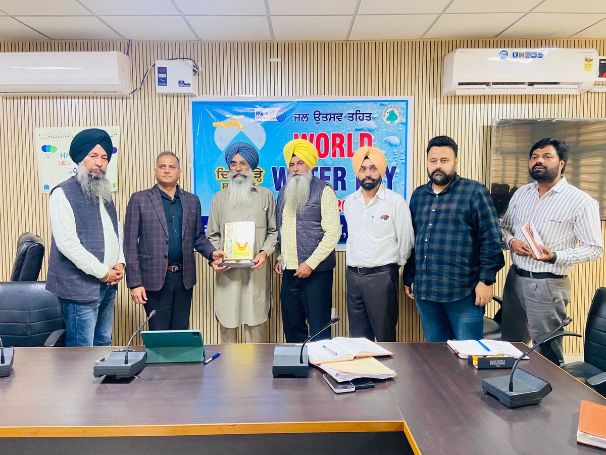 DWSSPunjabIND's tweet photo. World Water Day 2026 is celebrated every year to increase awareness about safe water, water conservation and about keeping our environment plastic free.
#WorldWaterDay #HarGharJal #JalJeevanMission #JalMahotsav2026 #watersecurefuture #waterconservation #savewater #WaterForAll https://t.co/ZNAoaddG2F