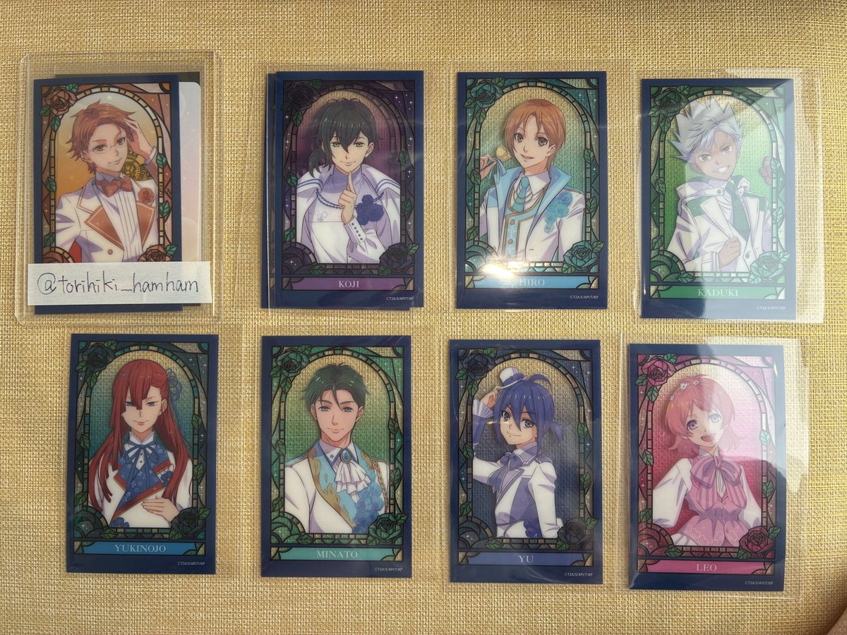 torihiki_hamham's tweet photo. 【交換】KING OF PRISM 10th ANNIVERSARY展　キンプリ展

【譲】クリアカードA
コウジ×2、ヒロ、カヅキ、ユキノジョウ、ミナト、ユウ、レオ

【求】カケル

本日現地付近手渡し>郵送>都内手渡し

検索からもお気軽にお声掛けください。 https://t.co/J3wvI7nBSW