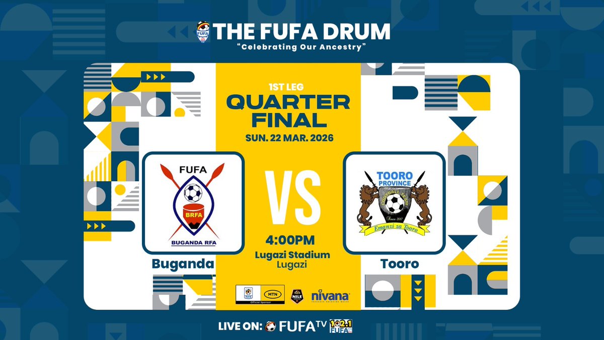 WycliffeJohnM's tweet photo. ๐Buganda Province vs Tooro Province
Tooro Province has won the two most recent meetings, with Norman Namanya scoring in both matches.
Olimi Nyarwa could make his debut today.
Ashraf Mandela returns after several years.
Benjamin Nyakojo is back from suspension.
#FUFADRUM https://t.co/aGPnrewSz2