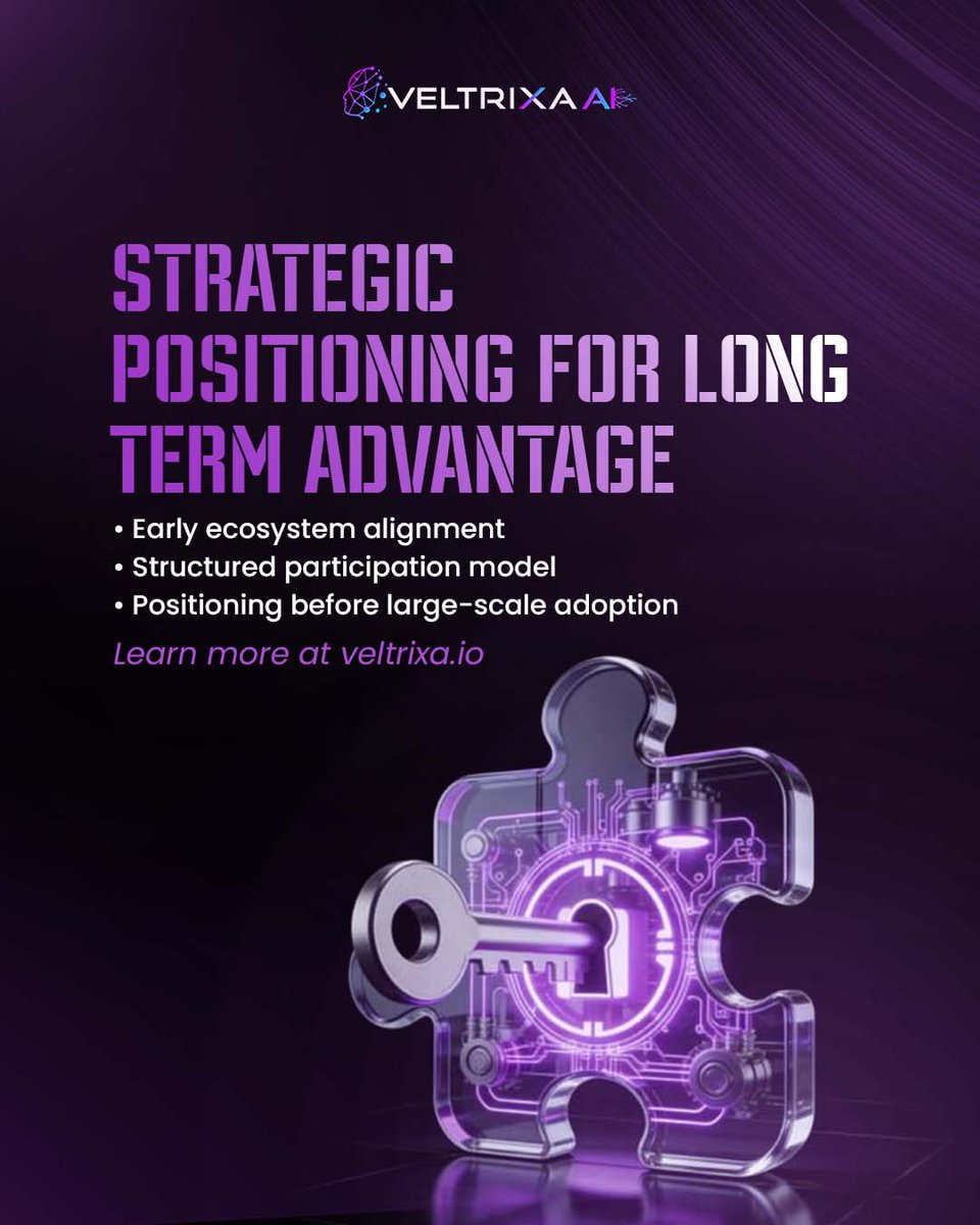 VeltrixaAI's tweet image. Position yourself where the future is being built. Early alignment, smart participation, and forward-thinking strategy are the keys to long-term advantage. Don't wait for mass adoption-be part of the foundation.

#StrategicGrowth
#FutureTech
#InnovationMindset
#EarlyAdoption