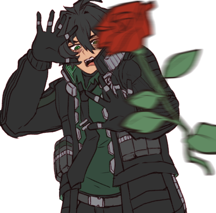 Aikebooz's tweet photo. Doodle of an old trend. Tox usually appears stoic in public until a certain phantom thief enters the scene๐ฆ
Tox keeps the rose and presses the petals into a journal that Hugo might be unaware of (he has seen a few pages while visiting his office).
#pizzatogo https://t.co/Yjx11tWTHf