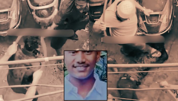 OpIndia_com's tweet photo. Mumbai: Ashik Khan brutally murders Hindu man over ‘parking dispute’ in Dharavi

Viral video shows victim bleeding profusely and asking for help

https://t.co/A2ryAIiro4 https://t.co/rWdrmHbszg