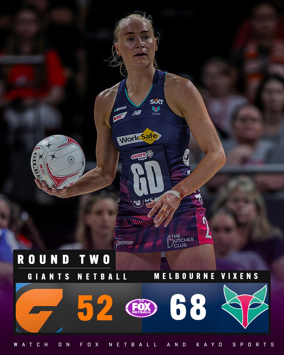 fox_netball's tweet image. A dominant display from the Vixens! 🔥 

#Netball #SSN2026