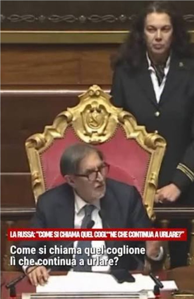 DellaDglive's tweet photo. @Ignazio_LaRussa Senti chi parla https://t.co/HVjYjbVXJD