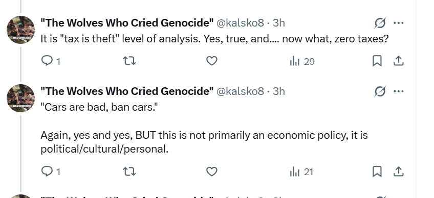 "The Wolves Who Cried Genocide" tweet media